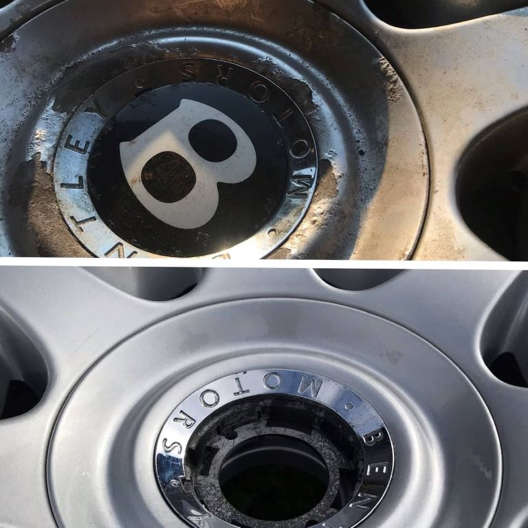 Malowanie skręcanych felg Bentley R20