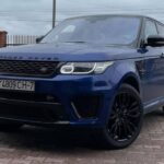 Felgi do niebieskiego samochodu