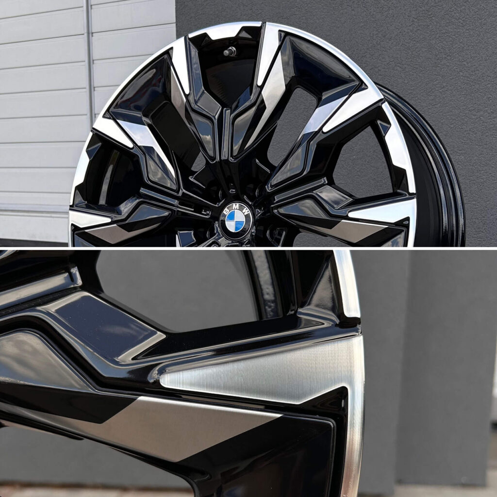 Felgi-R20-BMW-Seria-4-kolor-Czarny-połysk-+-CNC